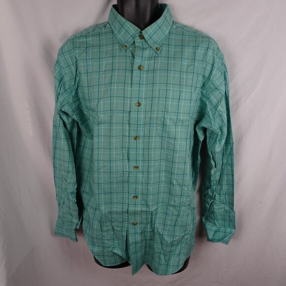 L.L. Bean Traditional Fit Men Long Sleeves Button up Shirt Size L - Picture 1 of 7